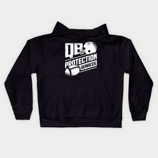 QB Protection Services Offensive Lineman Gift Kids Hoodie